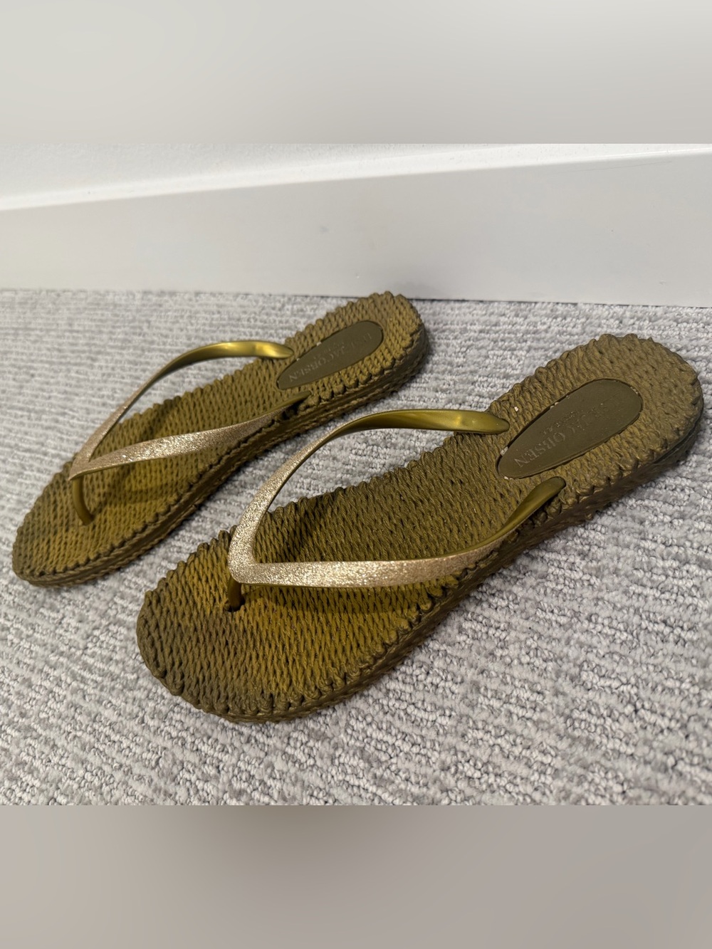 Gold sandals